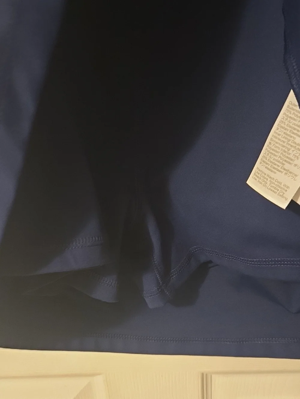 J. Crew Navy Tank Athletic Wear Dress with White Trim Shorts Underneath